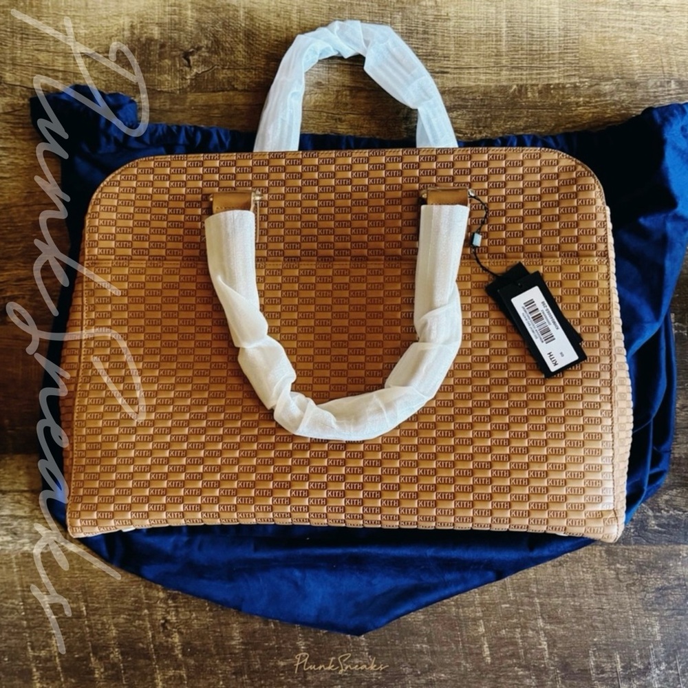 KITH Document Bag • FW23 • Large • Brown • Monogram